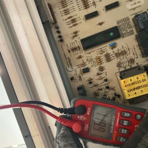 Sub-Zero control board diagnostic with multimeter